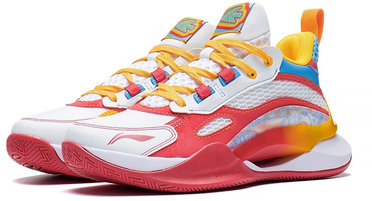 (JR) Li-Ning Tim 2.5 'Putih Kuning Merah' YKBS050-5 Lookbook (JR) Li-Ning Tim 2.5 'Putih Kuning Merah' YKBS050-5