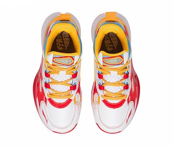 大童 LiNing李寧 先锋靈 Team 2.5 回彈支撐革面籃球鞋 白紅藍 Shop 大童 LiNing李寧 先锋靈 Team 2.5 回彈支撐革面籃球鞋 白紅藍