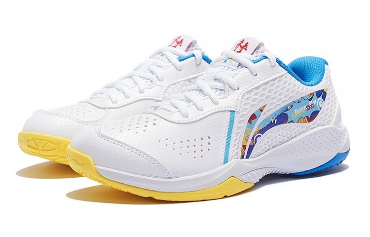 Lookbook (JR) Li-Ning Thunder Junior 'Putih Biru' AYTT014-3