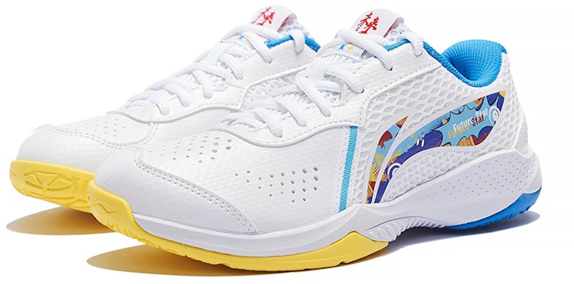 (Youth) Li-Ning Thunder Junior 'White Blue' AYTT014-3 Lookbook (Youth) Li-Ning Thunder Junior 'White Blue' AYTT014-3