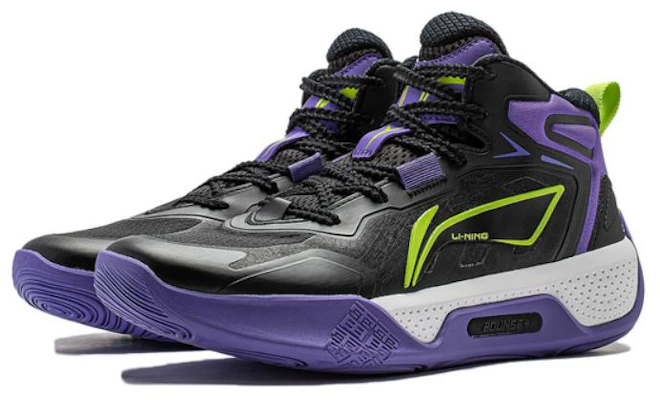 (Youth) Li-Ning TinYing V1 'Black Purple' YKBT080-7 Lookbook (Youth) Li-Ning TinYing V1 'Black Purple' YKBT080-7