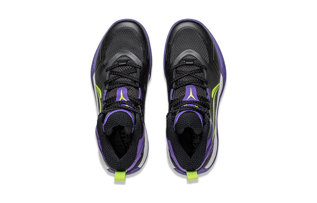 Shop (Youth) Li-Ning TinYing V1 'Black Purple' YKBT080-7