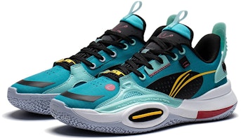 大童 LiNing李寧 全城10 韋德 防滑耐磨 低幫 籃球鞋 藍黑 Lookbook 大童 LiNing李寧 全城10 韋德 防滑耐磨 低幫 籃球鞋 藍黑