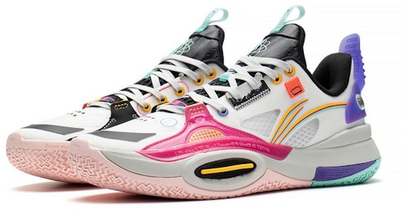 (JR) Li-Ning Wade All City 10 'Putih Pelangi' ABPS017-2 Lookbook (JR) Li-Ning Wade All City 10 'Putih Pelangi' ABPS017-2