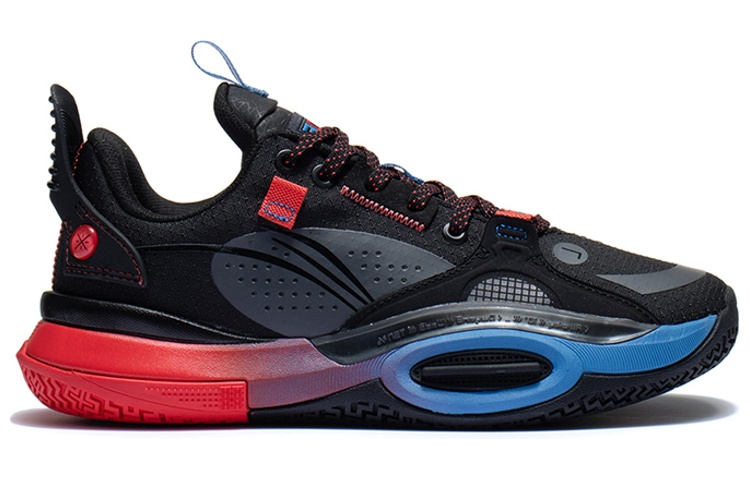 Order (JR) Li-Ning Wade All City 10 V1 'Hitam Merah Biru' YKBS012-7