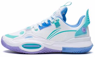 (Youth) Li-Ning Wade All City 10 V1 'White Purple Green' YKBS024-3 (Youth) Li-Ning Wade All City 10 V1 'White Purple Green' YKBS024-3