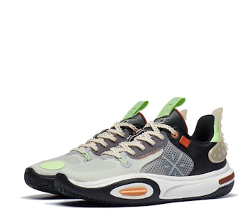 兒童 李寧兒童 全城 11 輕鬆休閒 防滑耐磨 低筒 兒童籃球鞋 灰黑 Lookbook 兒童 李寧兒童 全城 11 輕鬆休閒 防滑耐磨 低筒 兒童籃球鞋 灰黑