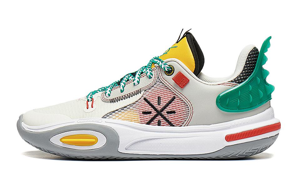 (Youth) Li-Ning Wade All City 11 'White Yellow Green' YKBT066-5