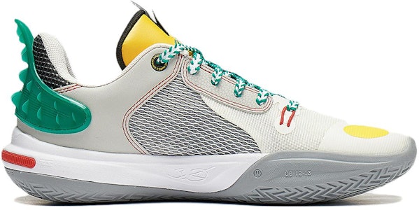 大童 李寧兒童 YOUNG 舒適 百搭 減震耐磨 低幫 兒童籃球鞋 白灰 Order 大童 李寧兒童 YOUNG 舒適 百搭 減震耐磨 低幫 兒童籃球鞋 白灰