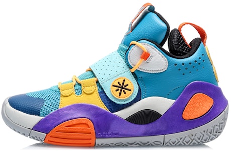 大童 LiNing李寧 All City 8 減震防滑耐磨 低筒 籃球鞋 藍黃 Buy 大童 LiNing李寧 All City 8 減震防滑耐磨 低筒 籃球鞋 藍黃