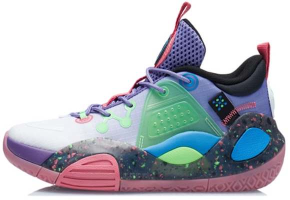 (Youth) Li-Ning Wade All City 9 V1.5 Mid 'Purple Green' YKBR044-5 Buy (Youth) Li-Ning Wade All City 9 V1.5 Mid 'Purple Green' YKBR044-5