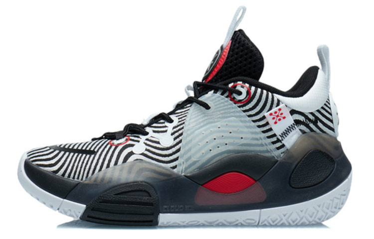 (Youth) Li-Ning Wade All City 9 V1.5 Mid 'White Black' YKBR044-1