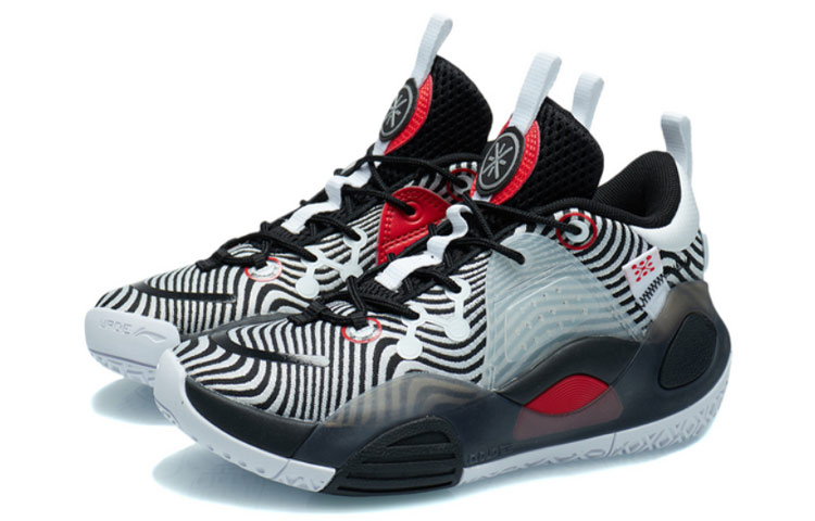 Lookbook (JR) Li-Ning Wade All City 9 V1.5 Mid ''Blanc Noir'' YKBR044-1