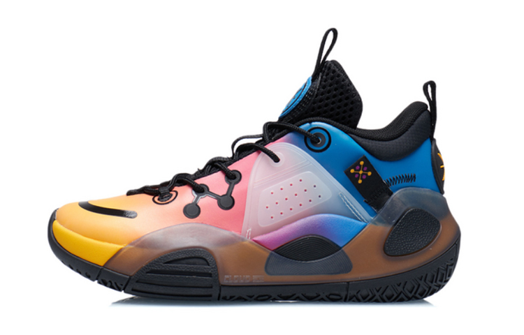 (Youth) Li-Ning Wade All City 9 V1.5 Mid 'Yellow Purple' YKBR044-13