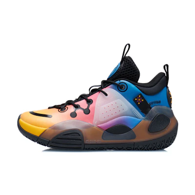 (Youth) Li-Ning Wade All City 9 V1.5 Mid 'Yellow Purple'
