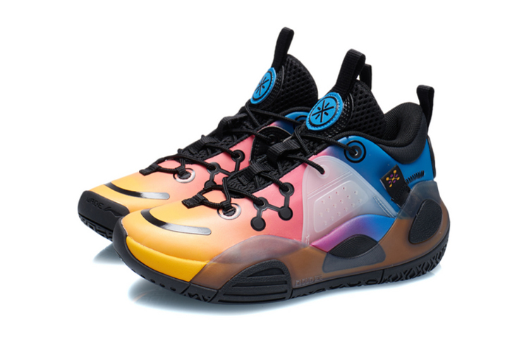 Lookbook (JR) Li-Ning Wade All City 9 V1.5 Mid ''Jaune Violet'' YKBR044-13