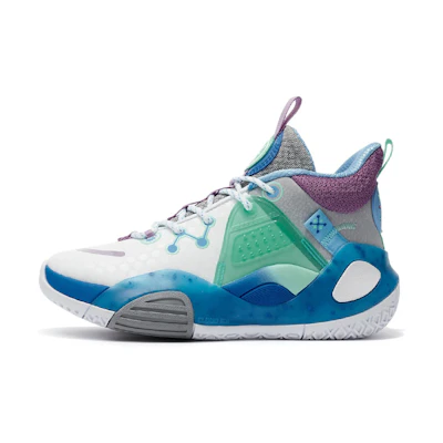 (Youth) Li-Ning Wade All City 9 V1 'White French Blue'