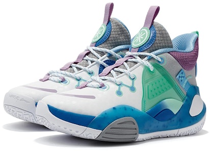 (JR) 李宁 韦德 全城9 V1 '白色法兰西蓝' YKBR076-15 Lookbook (JR) 李宁 韦德 全城9 V1 '白色法兰西蓝' YKBR076-15