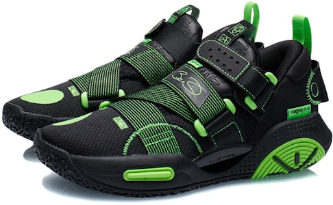 (JR) Li-Ning Wade All City 9 V2 'Hitam Hijau' ABPR055-7 Lookbook (JR) Li-Ning Wade All City 9 V2 'Hitam Hijau' ABPR055-7