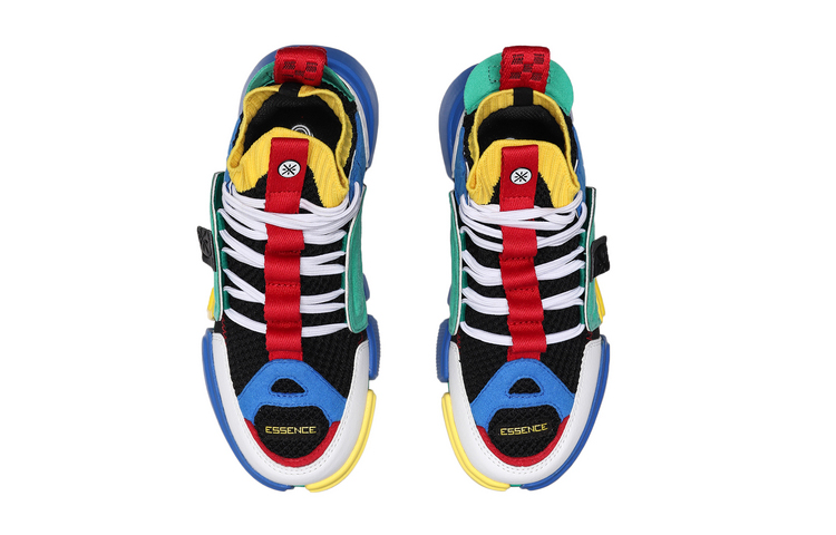 Lookbook (JR) Li-Ning Wade Essence 2 ACE x Minggu Fesyen Paris 'Biru Hijau Kuning' YKBN048-1