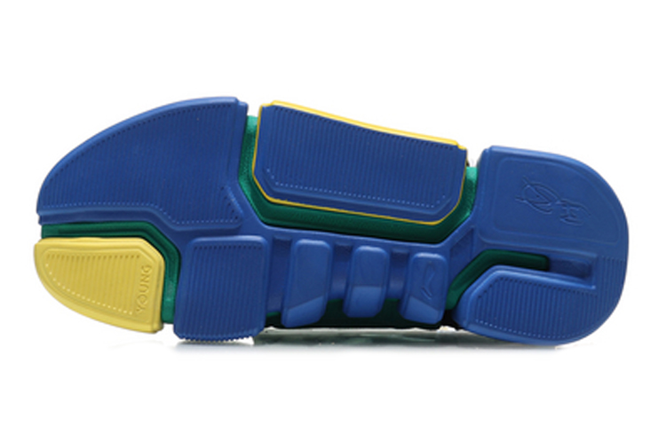 Shop (JR) Li-Ning Wade Essence 2 ACE x Minggu Fesyen Paris 'Biru Hijau Kuning' YKBN048-1