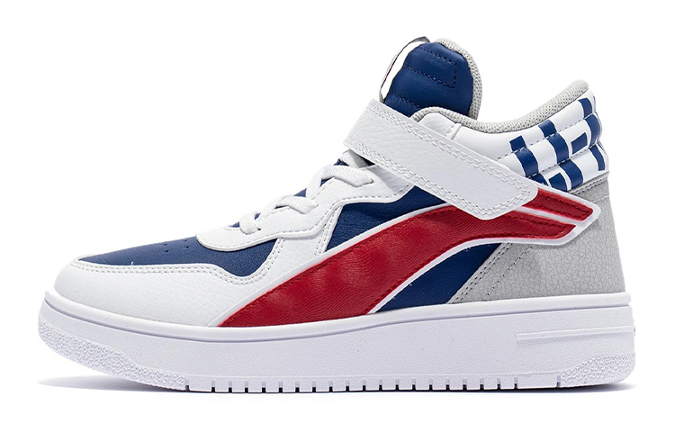 Buy 大童 LiNing李寧 瑤華 抗震防磨 中筒 板鞋 公牛紅色