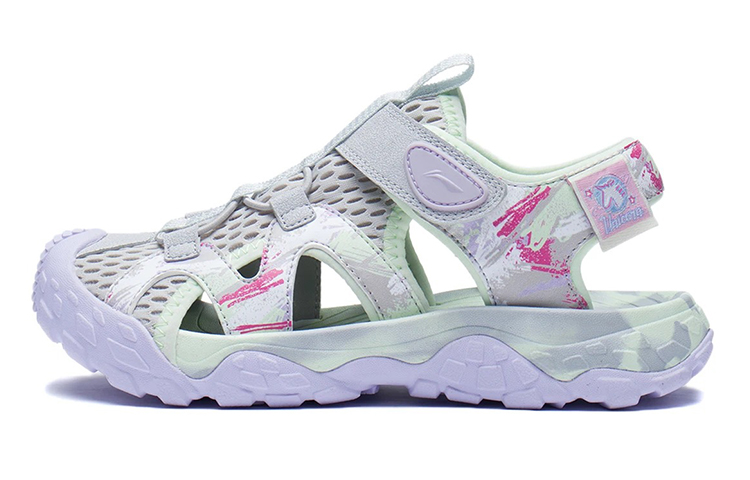 Buy (JR) Sandal Kasual Olahraga Abu-abu Li-Ning Way of Wade YKUS012-4