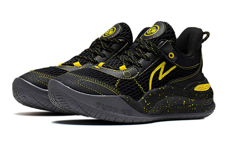 Lookbook 大童 LiNing李寧 雷辋Low 支撐穩定回彈低幫籃球鞋 黑色