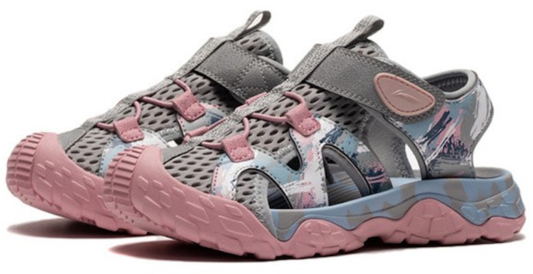 (JR) Li-Ning Way of Wade Sandal 'Kelabu Merah Jambu' YKUS012-2 Lookbook (JR) Li-Ning Way of Wade Sandal 'Kelabu Merah Jambu' YKUS012-2