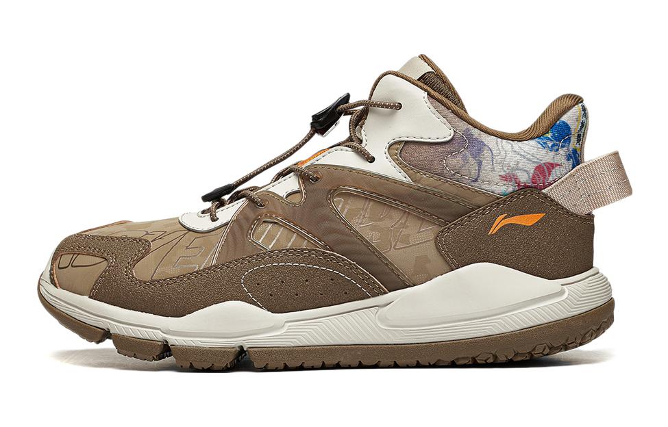 (Youth) Li-Ning Youngster 'Rock 2.0 Mid Reflective Chestnut Brown' YKET008-11