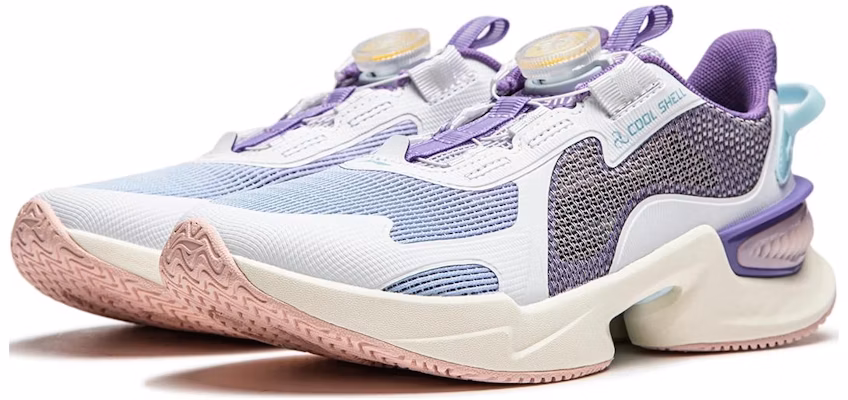 (Youth) Li-Ning Youngster V2 'White Purple' YKCU046-2 Lookbook (Youth) Li-Ning Youngster V2 'White Purple' YKCU046-2