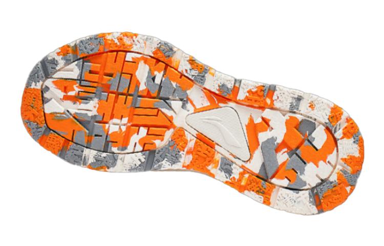 Shop 大童 李寧兒童 岩巒 2.0 舒適透氣 減震耐磨 中幫 兒童跑步鞋 蛋奶灰色