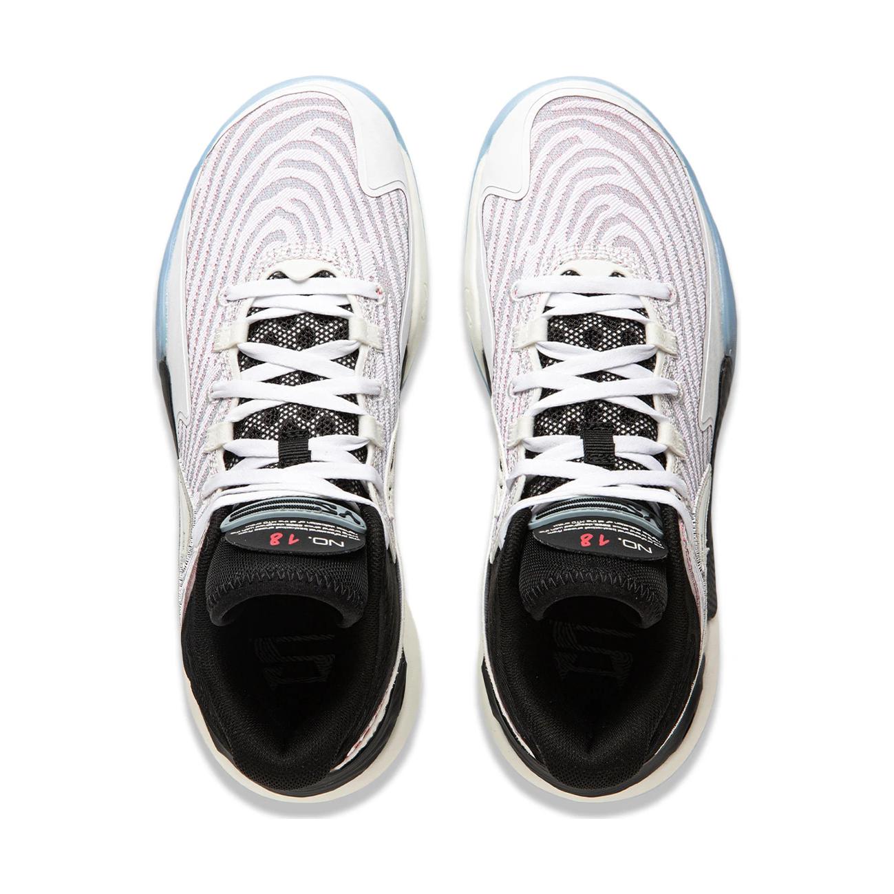 Lookbook 大童 李寧兒童 駕馭帥18 舒適 防滑耐磨 兒童籃球鞋 白黑色