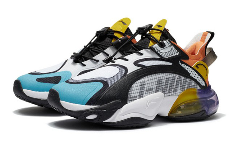 Lookbook (JR) Li-Ning Yuanqi Super Dimension 'Ice Orange' Sepatu Olahraga YKCS004-5