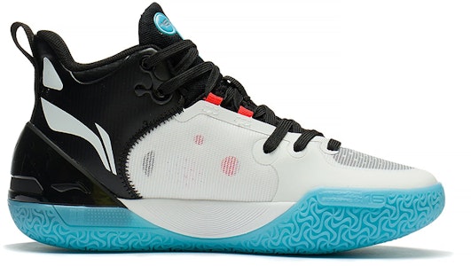 大童 LiNing李宁 駕帥 16 減震防滑耐磨 中筒 實戰籃球鞋 白黑藍 Order 大童 LiNing李宁 駕帥 16 減震防滑耐磨 中筒 實戰籃球鞋 白黑藍