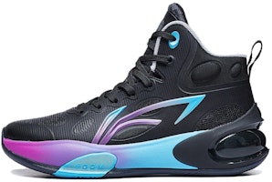 (Youth) Li-Ning Yushuai 17 High 'Black Blue Purple' YKBT068-5 (Youth) Li-Ning Yushuai 17 High 'Black Blue Purple' YKBT068-5