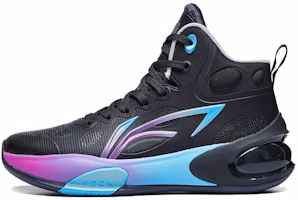 (Youth) Li-Ning Yushuai 17 High 'Black Blue Purple' YKBT068-5 (Youth) Li-Ning Yushuai 17 High 'Black Blue Purple' YKBT068-5