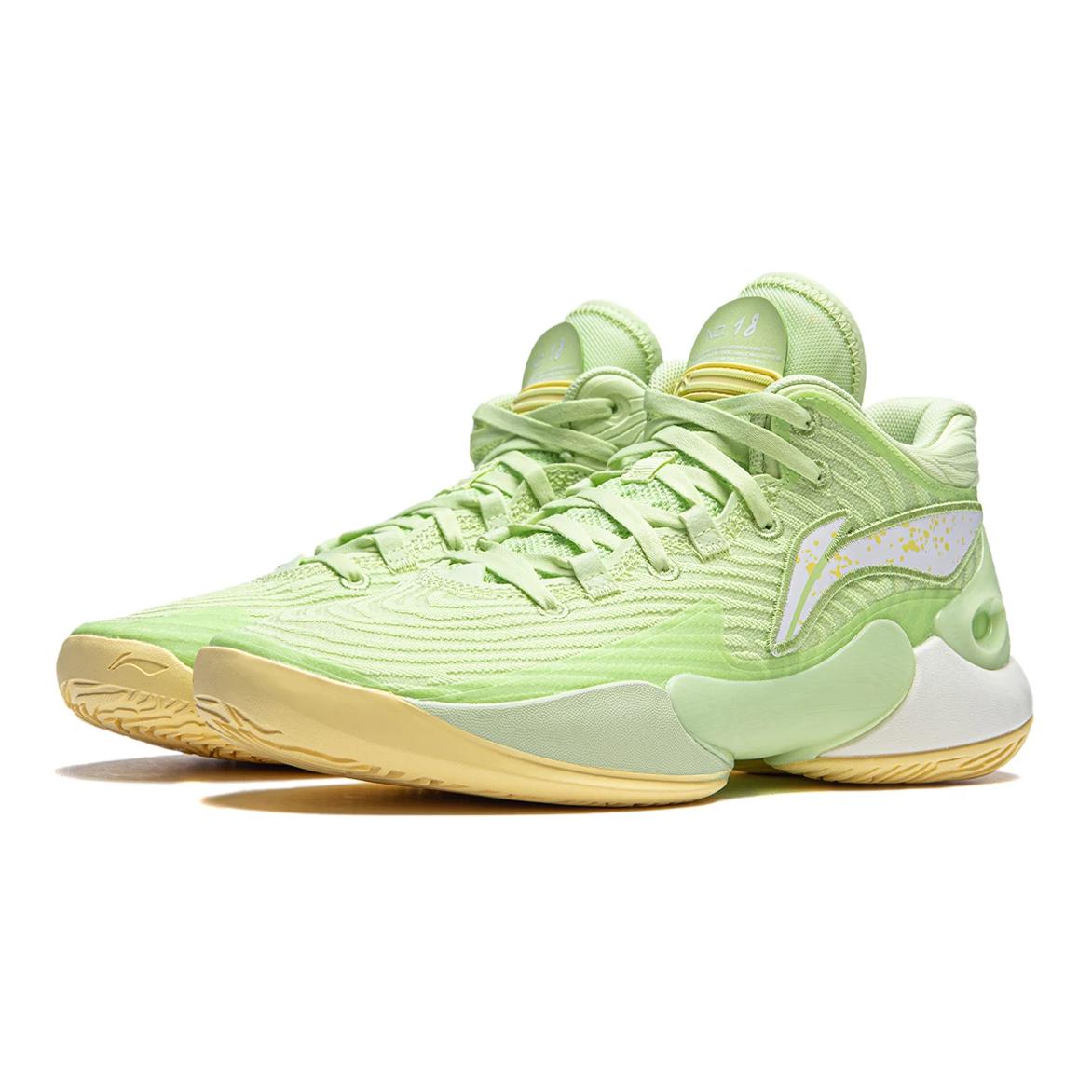 Lookbook 大童 李寧兒童 駕帥18 舒適 防滑減震 低筒 兒童籃球鞋 青綠