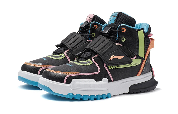 (Youth) Li-Ning 'Bu Ji High-Top RF Black' 圖 3