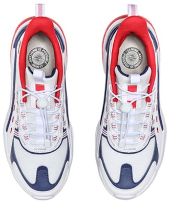 (JR) 리닝 화이트 블루 레드 (Li-Ning White Blue Red) YKCQ242-1 Shop (JR) 리닝 화이트 블루 레드 (Li-Ning White Blue Red) YKCQ242-1