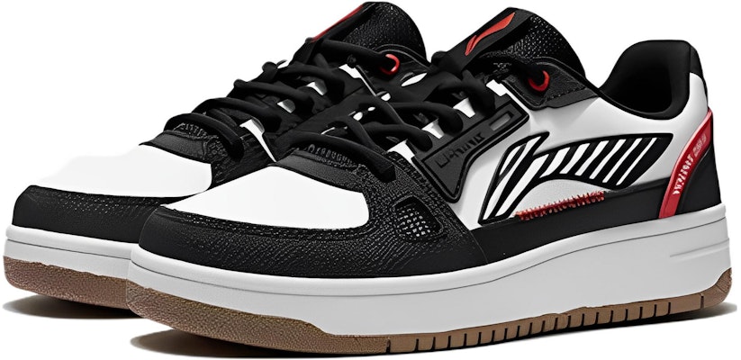 (Youth) Li-Ning Casual Low 'Black White' YKCS096-1 Lookbook (Youth) Li-Ning Casual Low 'Black White' YKCS096-1