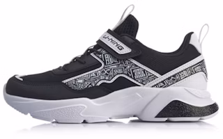 (Youth) Li-Ning Lifestyle 'Lightweight Casual Black White' YKCQ102-1 (Youth) Li-Ning Lifestyle 'Lightweight Casual Black White' YKCQ102-1