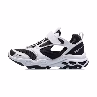 (Youth) Li-Ning Lifestyle Sandals 'Black White' 'Playful Childhood'