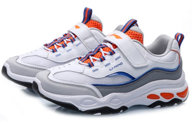 (Youth) Li-Ning Lifestyle Series Low 'White Blue Orange' YKCP258-1 Lookbook (Youth) Li-Ning Lifestyle Series Low 'White Blue Orange' YKCP258-1