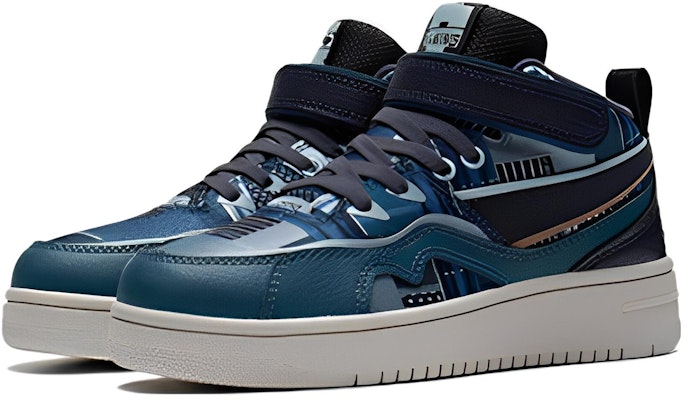 (JR) Li-Ning Kasut Separuh Tinggi 'Biru' YKCS154-1 Lookbook (JR) Li-Ning Kasut Separuh Tinggi 'Biru' YKCS154-1
