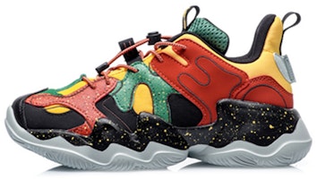 (Youth) Li-Ning Reburn 2020 'Red Green Yellow' YKCQ152-7 (Youth) Li-Ning Reburn 2020 'Red Green Yellow' YKCQ152-7