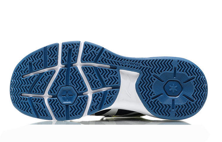 (Youth) Li-Ning Running Shoes 'Blue White Yellow' 圖 5