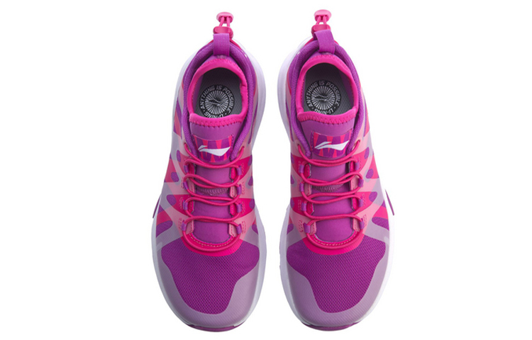 (Youth) Li-Ning Running Shoes 'Purple Pink' 圖 4