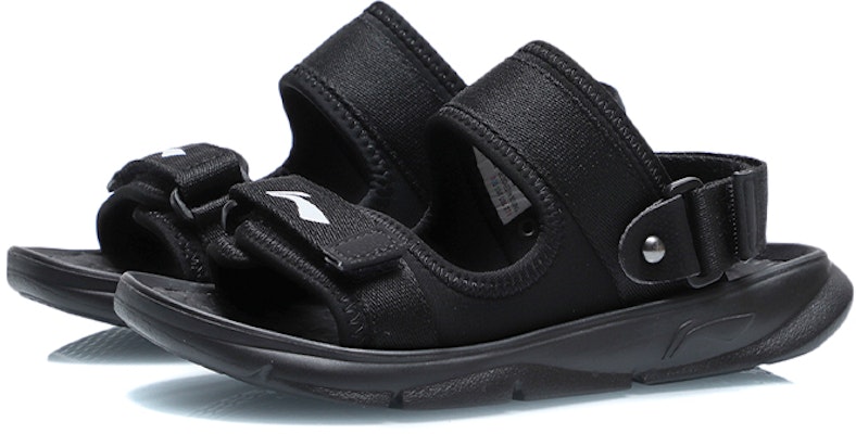 (JR) Sandal Li-Ning 3.0 'Gou Chao Hitam' YKUR022-1 Lookbook (JR) Sandal Li-Ning 3.0 'Gou Chao Hitam' YKUR022-1