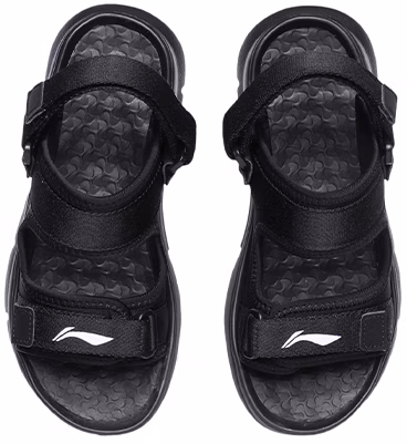 (JR) Sandal Li-Ning 3.0 'Gou Chao Hitam' YKUR022-1 Shop (JR) Sandal Li-Ning 3.0 'Gou Chao Hitam' YKUR022-1